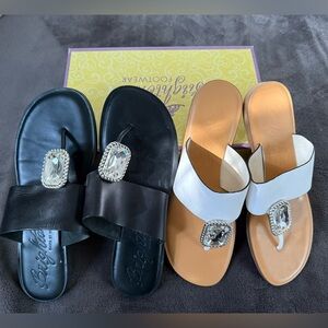 BRIGHTON Allure Sandals - 2 PAIR!